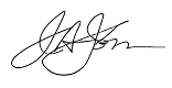 Signature of Jeffrey Jones